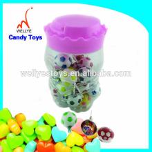 Good quality football capsule for toys lollipop candy with toy