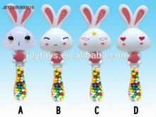 Hot Sale Plastic Rabbit Candy Toy,Promotional candy bar children sugar Candy Toy,Cantoon Candy Toy