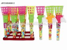 Hot Sale  Plastic  flying  ball  e  Candy  Toy,Promotional  ball  children sugar  Candy  Toy,Cantoon  Candy  Toy