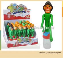 Hallowmas toy tube with candy