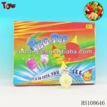 cartoon flash top toy with light