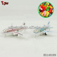 small plane pull back toy candy