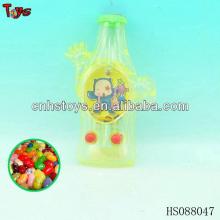 bottle shape water machine candy container