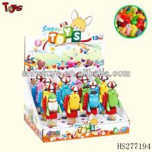 Penguin playing toys candy filled in plastic toys