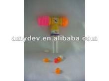 2012latest item plastic Christmas hammer of candy toys