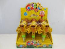 Promotional toy monkey toys in candy tube candy toys