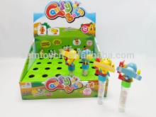 SUPERMARKET CANDY TOYS WITH WIND UP DUMPING PLANE