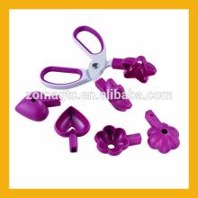 Marshmallow Collection Cake Forming Tongs with 3 Interchangeable Shapes