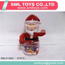 Santa Claus candy toys drums with sugar inside christmas candy toys