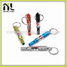 High quality colorful Aluminium Detchable fashion metal keychain wholesale football referee police w