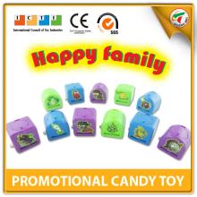 Most Popular Promotion  Candy   Dispenser  Toy Flying Disc Shooter Toy  Candy  Toy With EN71