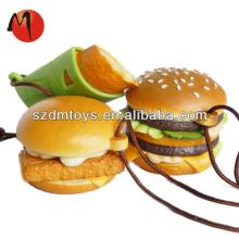 plastic mini hamburger  food  shape toy set