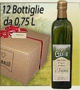 Extra Virgin Olive Oil Box of 12 0.75 cl Bottles