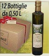 Extra Virgin Olive Oil Box of 12 0.50 cl bottles
