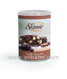 SKINNIE  Biscotti : Double Chocolate