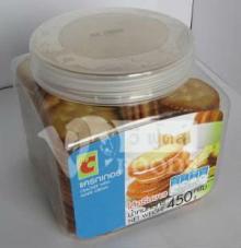 SQUARE PET PLASTIC JAR