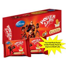 Power Dips - High Energy Glucose Biscuits (Caramel Flavor) Family Packs
