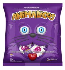 66672 - Animalucos Gato - Flat lollipop with icing tongue tattoo