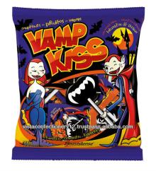 66115 Vamp Kiss Raspberry - Flat Lollipop with Icing Tongue Tattoo