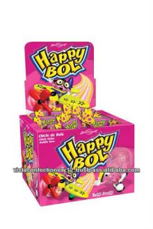 66751 Happy Bol Chewing Gum 3g Tutti  Frutti  in Display