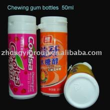 chewing gum container 50ml,plastic chewing gum bottles