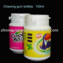 plastic chewing gum bottle40ml-200ml with tear off cap(plastic capsule jars,plastic vitamin containe