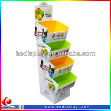 corrugated e paper display rack for  chocolate / energy  bar