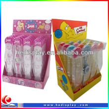 cardboard counter top lollipop display,high quality lollipops display