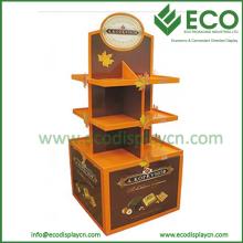 3 Tier 4 Sides Cardboard Promotion Pallet Display for Chocolate Bar Display