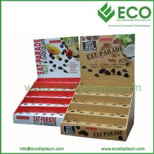 Innovative Small Cardboard Food Counter Display for Chocolate Bar Display