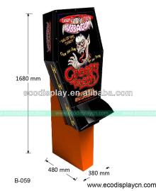 Chewing Gum Floor Innovative Cardboard Retail Display Stands