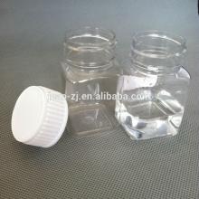 60ml transparent square container for chew gum