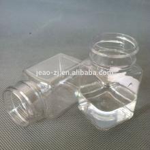 60ml transparent square  PET  plastic  container  for chew gum