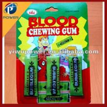 Blood chewing gum joke toys