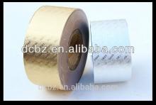 gold silver embossed foil paper for chew gum
