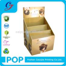 chocolate lollipop snacks perfume paper material cardboard counter top display stand