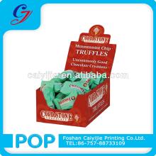 Retail chewing gum supermarket display box