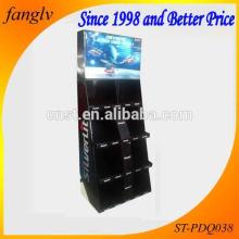 cheap cardboard display cube pop up counter display stand pdq for chewing gum