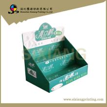 Cardboard point of sale Chewing Gum display stand