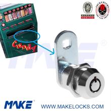 High security pin machanism cam lock for chewing  gum   vending   machine 