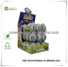 Supply foldable chocolate eggs pop carton counter display