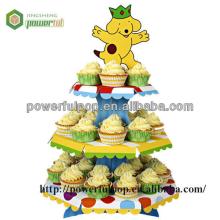 Manufacture lovely cardboard pop cake lollipop cake display stand