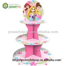 Retail cartoon princess head cardboard lollipop cake pop display stand