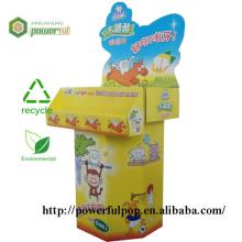 chewing gum cardboard counter display stand