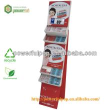 NOSTALGIA chew gum POS cardboard display stand