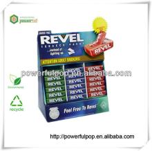Chewing Gum Promotional cardboard Counter Display