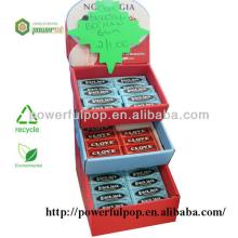 retail pop up chewing gum cardboard supermarket display pallet