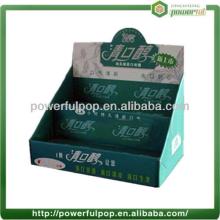 Supply supermarket chewing gum cardboard pop display box
