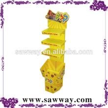 chocolate eggs cardboard floor corrugated display for eye-catching