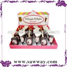 Beautiful lollipop corrugated cardboard display counter